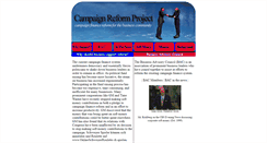 Desktop Screenshot of campaign-reform.org