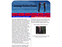 Tablet Screenshot of campaign-reform.org